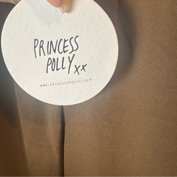 Princess Polly Archer Pants Brown Lower‎ Impact - Picture 5 of 10